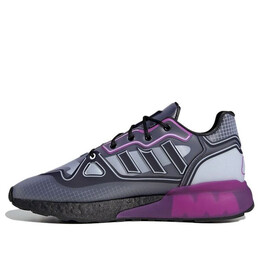 Кроссовки оригиналы zx 2k boost futureshell Adidas, синий gz5222 | blue/purple/white