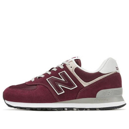 Кроссовки 574 New Balance, красный ml574evm | dark red/gray