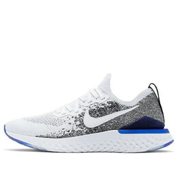 Кроссовки epic react flyknit 2 Nike, синий bq8928-102 | white-black-racer blue
