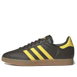 Кроссовки gazelle shoes 'shadow olive impact yellow' Adidas, мультиколор hq9873 | shadow olive / shadow olive / impact yellow