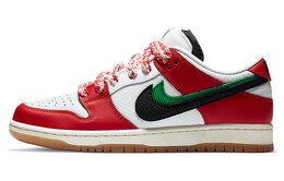 Кроссовки Frame Skate x Nike SB Dunk Low Habibi, белый/красный/черный ct2550-600