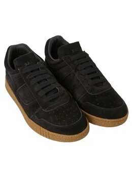 Мужские черные замшевые кроссовки Bally Weky 6303320, черный 7289824444476 | black
