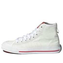 Кроссовки оригиналы nizza hi rf Adidas, белый fy5237 | white/red