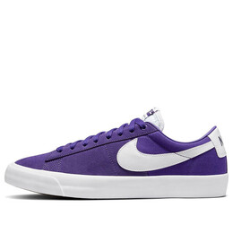 Кроссовки zoom blazer low pro gt sb Nike, фиолетовый dc7695-500 | purple/white