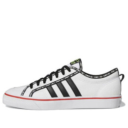Кроссовки ницца Adidas, белый gx6093 | white/black/vivid red