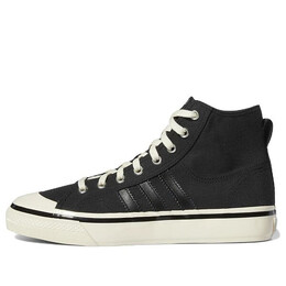 Кроссовки nizza hi rf 74 shoes Adidas, черный gx8488 | core black / cream white / gum