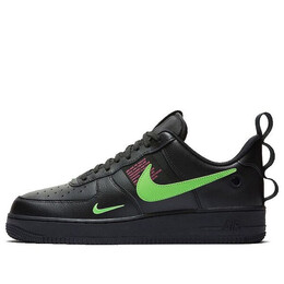 Кроссовки air force 1 lv8 ul Nike, черный cq4611-001 | black/hyper pink-scream green
