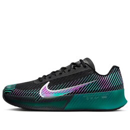 Кроссовки Court Air Zoom Vapor 11 Attack Prm Nike, черный fd6693-001 | black/deep jungle/clear jade ii/multicolor