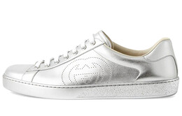 Кроссовки Gucci Ace Metallic Silver 660266 b8b20 8106