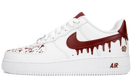 Кроссовки Nike Air Force 1 Skateboard Shoes Men Low-Top White Red cw2288-111(team18-af1带刺玫瑰）
