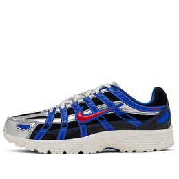 Кроссовки мужские Nike p 6000 с блестящими полосками, черный cj8011-061 | black/blue silver/red