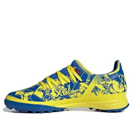Кроссовки x ghosted .3 tf Adidas, синий fz1758 | blue/yellow/red