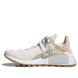 Кроссовки x pharrell nmd hu trail prd Adidas, белый eg7737 | cream white/raw white/gum