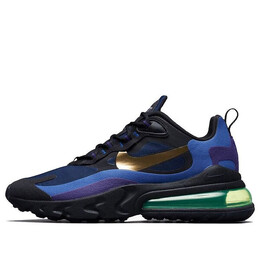 Кроссовки air max 270 react Nike, черный ao4971-005 | black/university gold-deep royal blue