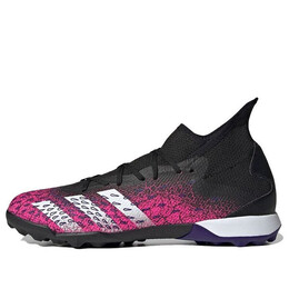 Кроссовки хищник фрик.3 тф Adidas, черный fw7517 | black/pink