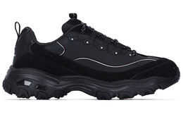 Кроссовки мужские толстые низкие черные Skechers 237154-bbk
