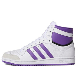 Кроссовки топ десятка высокие Adidas, белый s24135 | white/purple