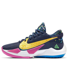Кроссовки зум фрик 2 эп. Nike, черный db4738-400 | black/pink/gold/blue