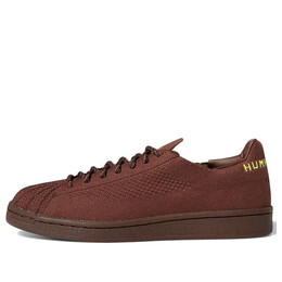 Кроссовки x pharrell superstar primeknit Adidas, коричневый s42926 | brown