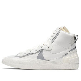 Кроссовки x sacai blazer mid Nike, серый bv0072-100 | gray/white