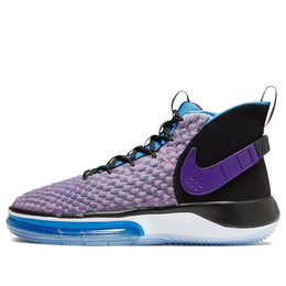 Кроссовки альфаданк Nike, черный bq5401-900 | black/purple/blue