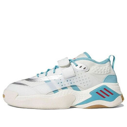 Кроссовки оригиналы стритбол 3 Adidas, белый fz5814 | graywhite/blue/silver