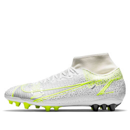Кроссовки 14 mercurial superfly 8 ag искусственная трава Nike, белый cv0842-107 | white/green