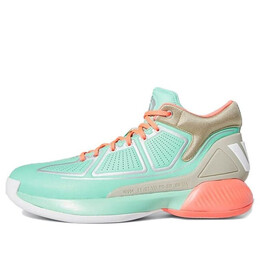Кроссовки d rose 10 Adidas, зеленый fu7003 | green/red/brown