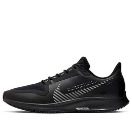 Кроссовки air zoom pegasus 36 shield Nike, черный aq8005-001 | black/metallic silver