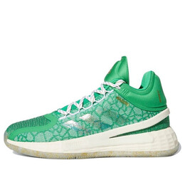 Кроссовки d rose 11 Adidas, зеленый fz0849 | green/white/yellow