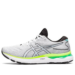 Кроссовки гель нимбус 24 Asics, белый 1011b359-100 | white/black/green