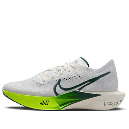 Кроссовки zoomx vaporfly 3 next% Nike, белый fz4017-100 | white/pro green/volt/sail/black