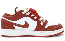 Кроссовки Air Jordan 1 Vintage Basketball Shoes Men Low-Top White fj3459-160(team204-金玉良缘) | china red