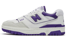 Кроссовки New Balance NB 550 Vintage Basketball Unisex, белый/фиолетовый bb550wr1