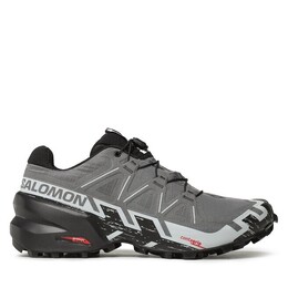 Кроссовки Salomon Speedcross 6 L41738000 Quiet Shade/Black/Pearl Blue, серый 271193 | gris