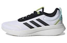 Кроссовки Lite Racer Series Lifestyle для мужчин с низким верхом белого/черного цвета Adidas Neo gz0354