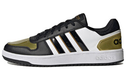 Кроссовки Adidas Neo Hoops 2.0 Basketball Male, черный/белый/золотой h01196