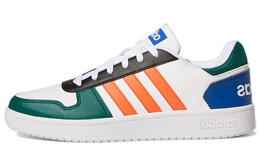 Кроссовки Adidas Neo Hoops 2.0 Vintage Basketball Male, белый/розовый/зеленый gy5898