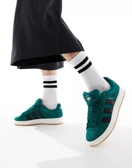 Зеленые кроссовки Adidas Campus 00s на резиновой подошве 132909312 | mittelgrün