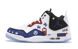 Баскетбольные кроссовки Courtside 23 Vintage Men Low-Top Blue/Black Jordan ar1000-104（team肆叁柒-电池） | blue black