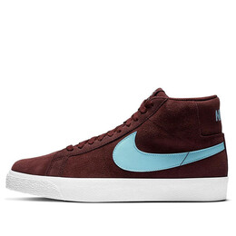 Кроссовки zoom blazer mid sb Nike, синий 864349-600 | blue/brown