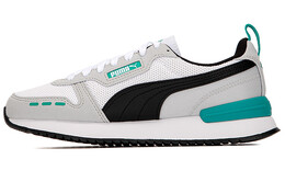 Кроссовки Puma R78 Life Unisex, белый/серый/черный/зеленый 373117-52