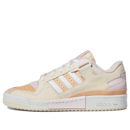 Кроссовки форум экспонат низкий Adidas, бежевый gw6346 | cream/light brown/light pink