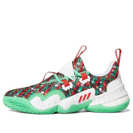 Кроссовки trae young 1 Adidas, зеленый gy0305 | green/red