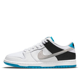 Кроссовки sb dunk low pro Nike, белый bq6817-101 | white/neutral grey/black/laser blue