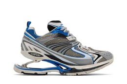 Кроссовки Balenciaga X-Pander Blue Silver, серебряный 653871 w2ra4 4012 | blue silver
