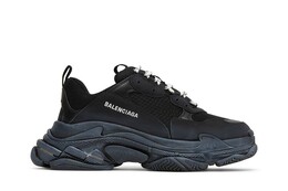 Кроссовки Balenciaga Triple S Sneaker Black, черный 534162 w09om 1000 | black