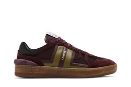 Кроссовки Lanvin Clay Low Translucent Sole - Burgundy Green, красный fm skdk00 nast a243940 | translucent sole - burgundy green