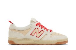 Кроссовки New Balance Chocolate Skateboards x Numeric 480 Sea Salt Red, кремовый nm480swt | sea salt red