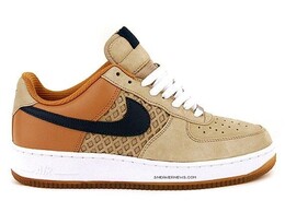 Кроссовки Nike Air Force 1 Low Premium Birds Nest, коричневый 318775 241 | birds nest